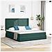 Letto con contenitore e materasso Verde Scuro 160 x 200 cm - Foto miniatura 2