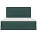 Letto con contenitore e materasso Verde Scuro 160 x 200 cm - Foto miniatura 7