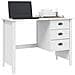 Scrivania con Cassetti con cassetto Bianco 100 x 45 x 74 cm - Foto miniatura 3
