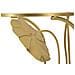 Tavolino Vkh803-oro-metallo-40x40x78 Cm - Foto miniatura 5