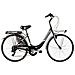 Bici In Alluminio Da Donna Misura 28 Bicicletta Linea Venere City Bike Con Cambio 6v Completa Di Accessori Con Luci A Led - 46 Nero Opaco - Foto miniatura 1