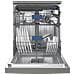 Beko b300 BDFN26550XP: Lavastoviglie a Libera Installazione, Classe B, 60 cm, 15 Coperti, Libera installazione, Dimensione massima (60 cm), Acciaio inox, Grigio, Pulsanti, LED - Foto miniatura 5