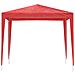 Tenda Party 250 x 250 x 240 cm Rosso PE e Acciaio - Foto miniatura 3