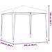 Tenda Party 250 x 250 x 240 cm Rosso PE e Acciaio - Foto miniatura 9