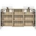 Set di Armadi da Bagno con lo scaffale 3 pcs 90 x 10,5 x 50 cm - Foto miniatura 7