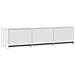 Mobile TV con LED Bianco 165 x 34 x 40 cm Legno ingegnerizzato - Foto miniatura 5