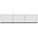Mobile TV con LED Bianco 165 x 34 x 40 cm Legno ingegnerizzato - Foto miniatura 6