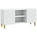 Mobile TV 102 x 34,5 x 50 cm Bianco Legno ingegnerizzato - Foto miniatura 1