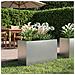 Vaso da giardino Argento 80 x 30 x 50 cm Acciaio Inox - Foto miniatura 2