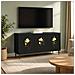 Mobile TV BREMEN 102 x 33 x 51 cm Rovere Nero - Foto miniatura 2