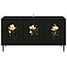 Mobile TV BREMEN 102 x 33 x 51 cm Rovere Nero - Foto miniatura 4