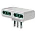 Adattatore S17+3p17/11, Multiplo Sicury 250v, Spina 16a Bianco - Foto miniatura 2