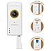 Kit Videosorveglianza IC-5170SC Wi-Fi da Interno Sensore CMOS Fisheye Colore Bianco - Foto miniatura 9
