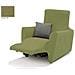 Copripoltrona Reclinabile Easy Long Sofa Cover In Tinta Unita Poltrona Verde 160 - Foto miniatura 1