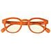 Occhiali Da Lettura Unisex Uomo Donna Arancione + 2.50 Diottrie + Astuccio - Foto miniatura 1
