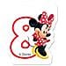 Candela Per Festeggiare 8 Anni Minnie Cafe Taglia Unica - Foto miniatura 1