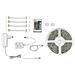 Striscia 90 Led Rgb 3 Mt 18 W Dimmerabile Con Telecomando Fissaggio Autoadesivo - Foto miniatura 1