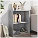 Libreria A 2 Ripiani Grigio Cemento 60x30x76,5 Cm In Truciolato - Foto miniatura 4