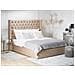 Letto Imbottito In Velluto Beige Con Contenitore 160 X 200 Cm Lubbon - Foto miniatura 14