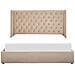 Letto Imbottito In Velluto Beige Con Contenitore 160 X 200 Cm Lubbon - Foto miniatura 15