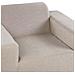 Set 2 Poltrone Con Rivestimento In Tessuto Beige E Struttura Bianca Rovigo - Foto miniatura 14