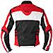 Giacca Moto Tessuto Cordura Manica Staccabile Racing Sport Touring Rosso Xxl - Foto miniatura 2