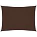 Parasole a Vela Oxford Rettangolare 3x5 m Marrone - Foto miniatura 1