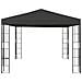 Gazebo con Stringa di Luci LED 3x3 m Antracite - Foto miniatura 4