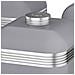 Swka1020grn Retro Set Di 3 Barattoli In Metallo Da 1 Litro, Té Café, Spezie, Design Vintage Grigio - Foto miniatura 2