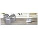 Swka1020grn Retro Set Di 3 Barattoli In Metallo Da 1 Litro, Té Café, Spezie, Design Vintage Grigio - Foto miniatura 4