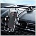Supporto Auto Per Smartphone Fissaggio Ventosa Cruscotto Parabrezza Xo Nero - Foto miniatura 2