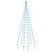 Albero di Natale Pennone Blu 108 LED 180 cm - Foto miniatura 1