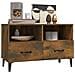 Mobile Porta Tv Rovere Fumo 80x36x50 Cm In Legno Multistrato - Foto miniatura 4