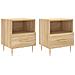 Comodini 2 Pz Rovere Sonoma 40x35x47,5 Cm In Legno Multistrato - Foto miniatura 2