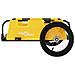 Rimorchio Per Bici Da Carico Giallo In Tessuto Oxford E Ferro - Foto miniatura 6