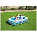 Piscina Gonfiabile Per Bambini Blu 229x152x56 Cm - Foto miniatura 1