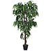 Albero Mango Artificiale 1050 Foglie 200 Cm Verde - Foto miniatura 2