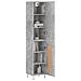 Credenza Grigio Cemento 34,5x34x180 Cm In Legno Multistrato - Foto miniatura 3