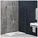 Cabina Angolare Anta Battente Destra Genziana Cristallo Trasparente 8 Millimetri *** Misure : 78-79x118-119xh200 Cm Dx - Foto miniatura 1