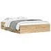 Giroletto Cassetti Rovere Sonoma 140x190 Cm Legno Multistrato - Foto miniatura 2