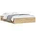 Giroletto Cassetti Rovere Sonoma 140x190 Cm Legno Multistrato - Foto miniatura 3
