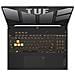 TUF Gaming F15 TUF507VV-LP193 Intel® Core™ i7 i7-13620H Computer portatile 39,6 cm (15.6") Full HD 16 GB DDR4-SDRAM 1 TB SSD NVIDIA GeForce RTX 4060 Wi-Fi 6 (802.11ax) Nero, Grigio - Foto miniatura 8