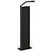 Piantana Da Terra Contemporaneo Style Alluminio Nero Led 9w 3000k Ip54 - Foto miniatura 1