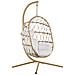 Sedia Sospesa Rattan Beige Adria - Foto miniatura 3