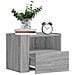Comodini a Muro 2 pz Grigio Sonoma 45x30x35 cm - Foto miniatura 1