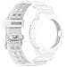 Cinturino Orologio Integrato In Tpu Antiurto Per Google Pixel Watch 1/2 White - Foto miniatura 2