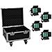 Set 4x Led Cls-9 Qcl Rgb /ww 9x7w + Case (20000985) - Foto miniatura 1