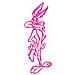 Willy Coyote - Adesivo Prespaziato - Colore Fucsia - 20cm - Foto miniatura 1
