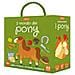 Il Mondo Dei Pony. Q-box. Con 10 Figurine Sagomate. Con Puzzle - Foto miniatura 1