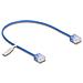 Cavo di rete RJ45 Cat. 6 UTP Ultra Slim 0,3 m blu con connettori corti - Foto miniatura 1